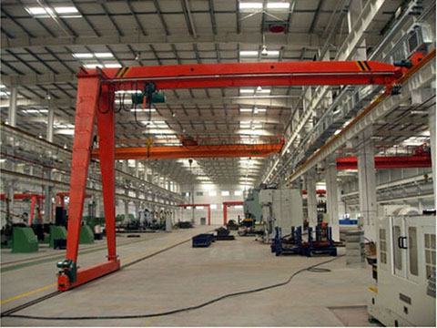 common semi gantry crane 2 ton sale 