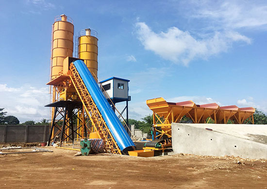 Concrete production line