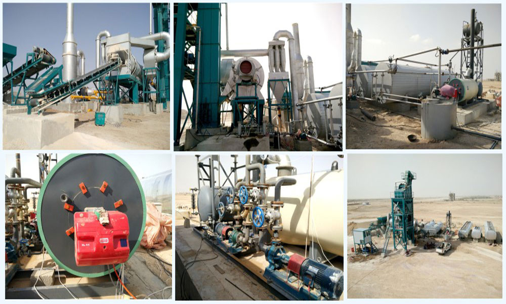 Asphalt plants consist of several different components