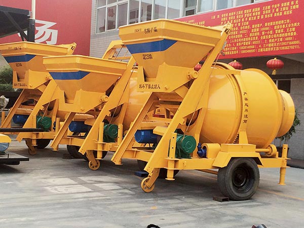 JZC500 mobile drum concrete mixer