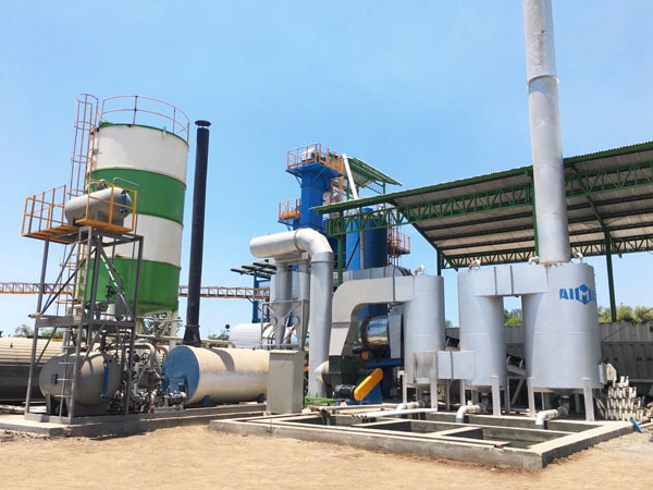 installation of asphalt plant