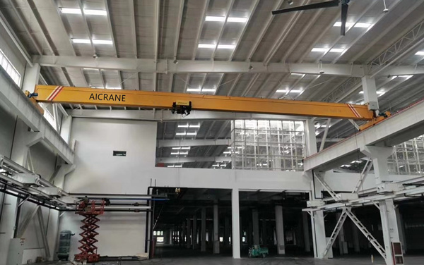 single girder top running crane