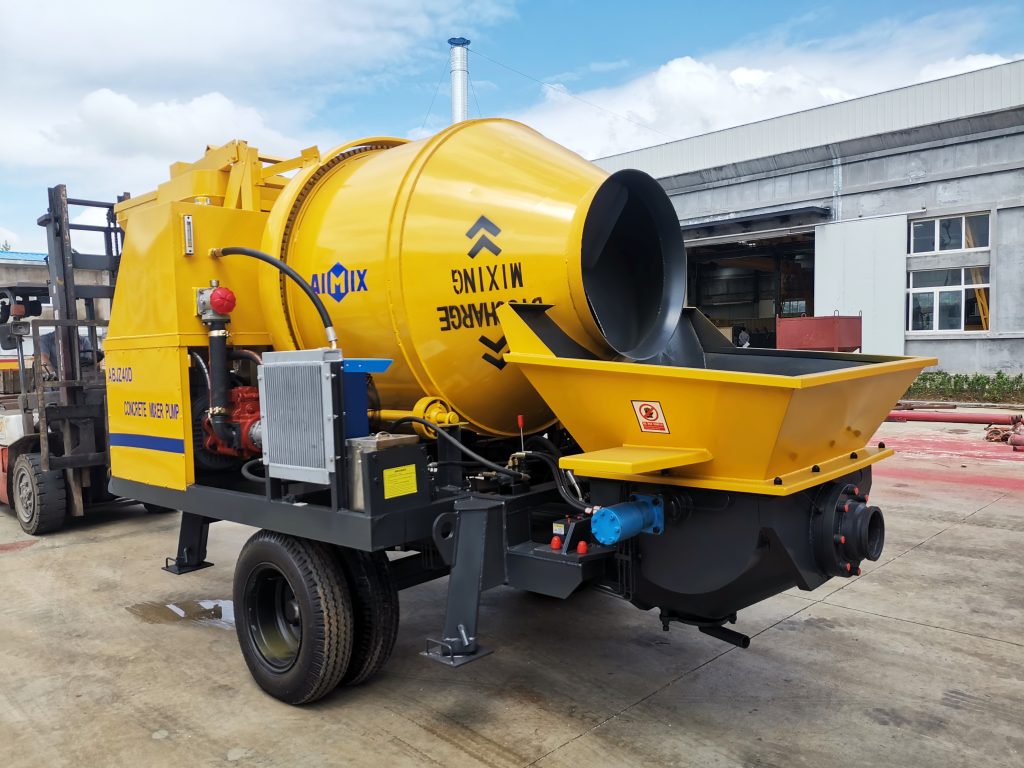 portable concrete pump machines