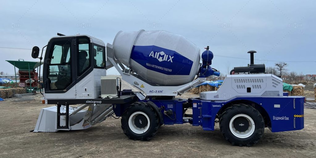 Self loading concrete mixer for sale