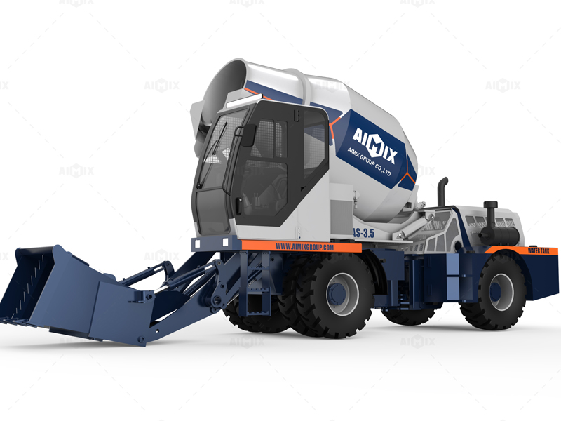 AS-3.5B self loading mobile concrete mixer