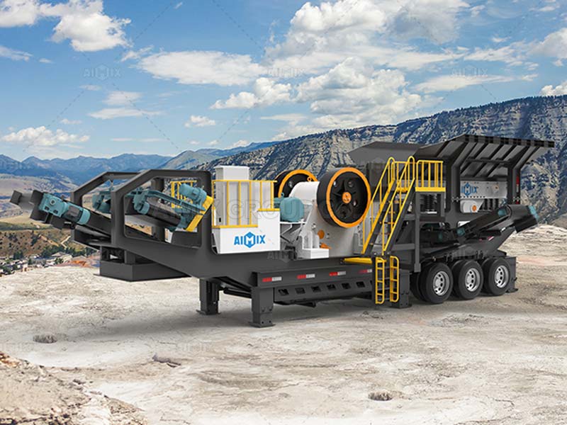 the type of mobile jaw crusher machine
