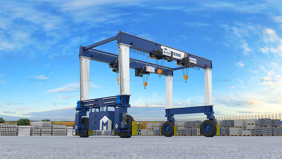 rtg rubber tyred gantry crane