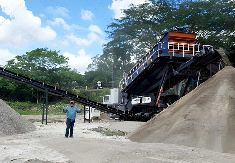 mobile stone crusher